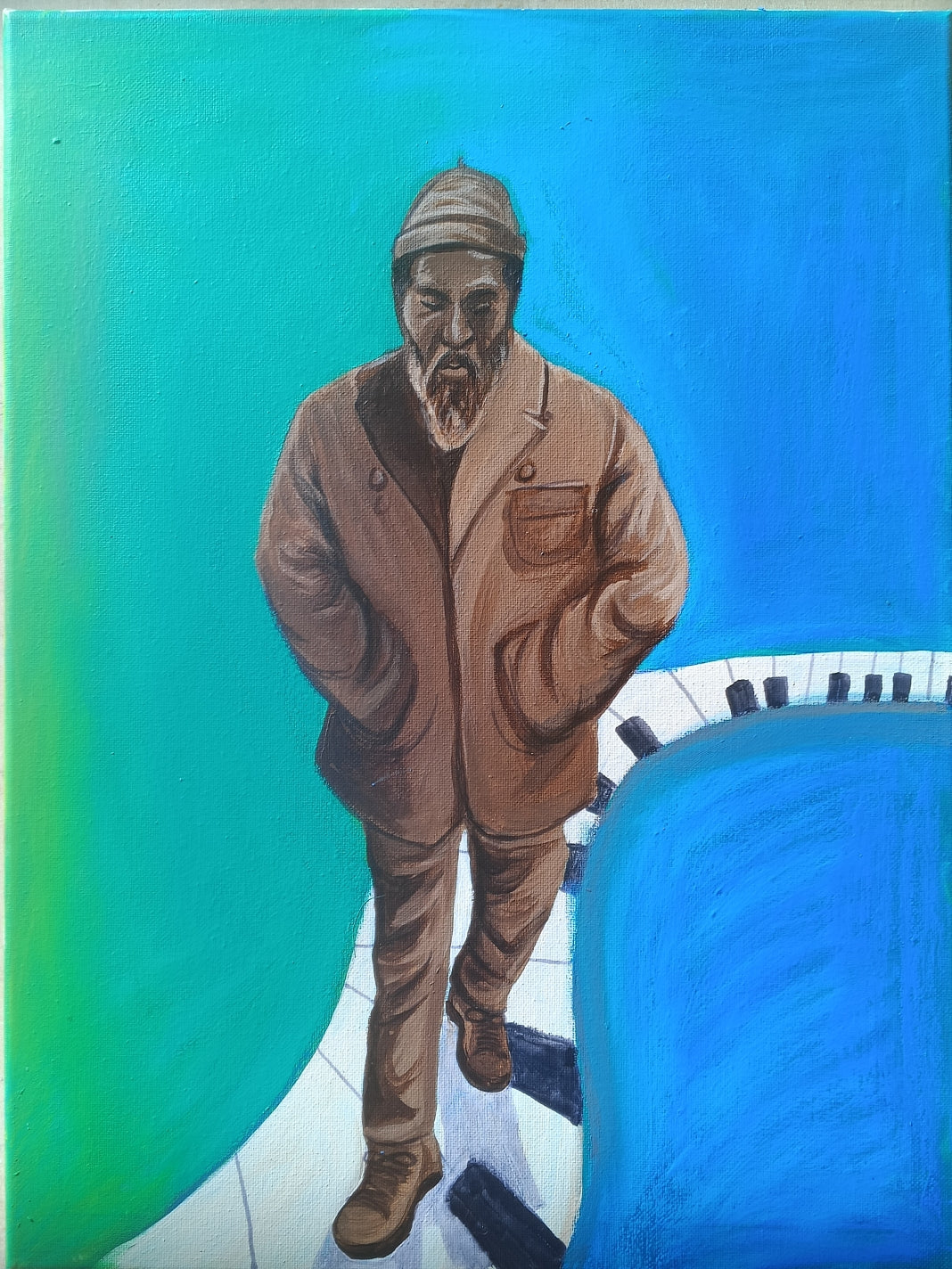 The Path of Monk (Triptych Series)