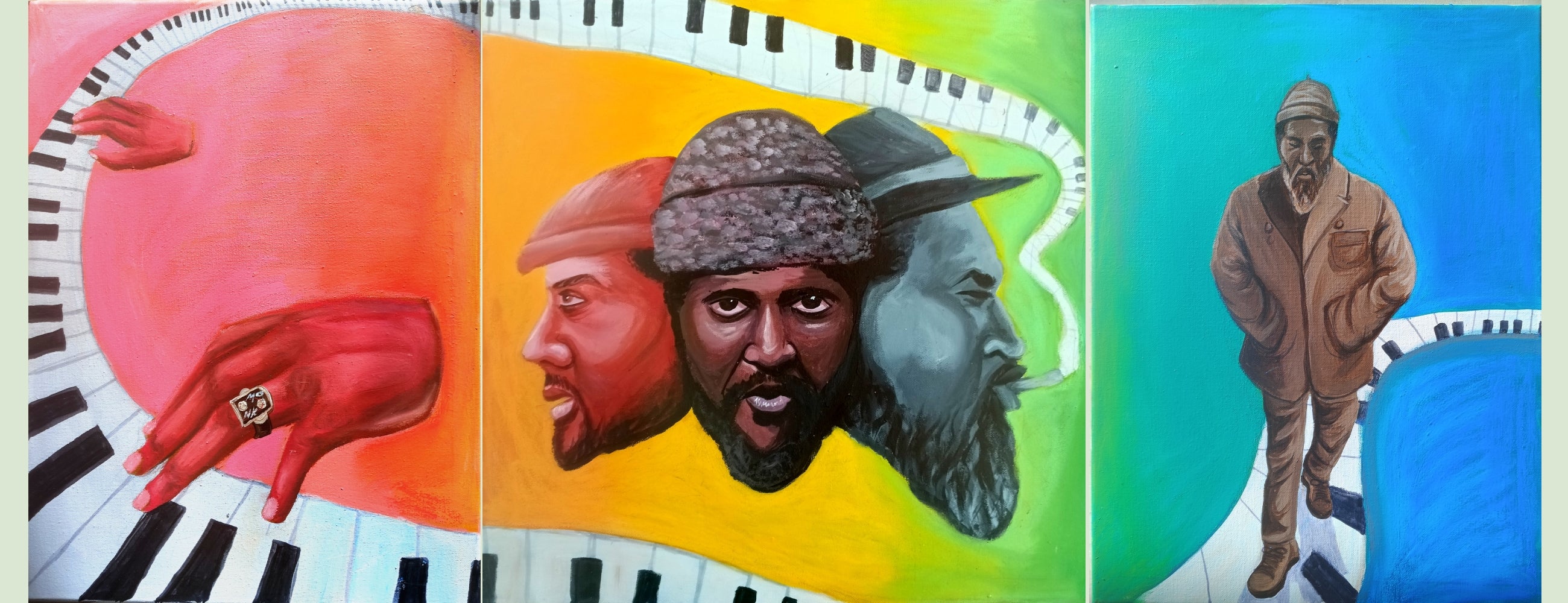 The Path of Monk (Triptych Series)